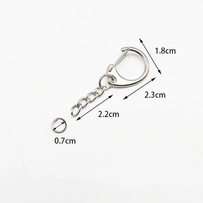 C Shape Key Chain Diy Accessories