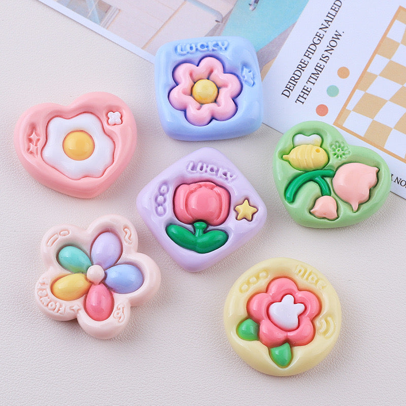 Mini Flower Charms