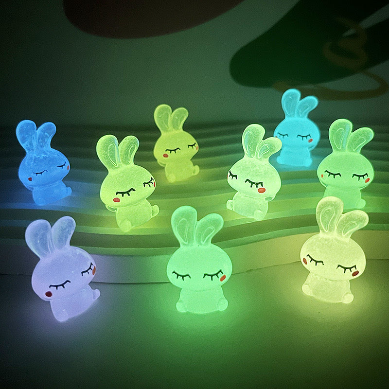 Luminous Cartoon Rabbit Charms