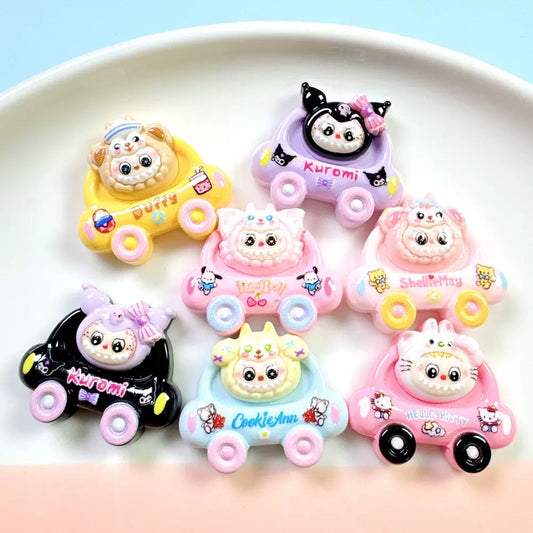 Labubu Cartoon Car Charms