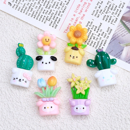 Cute Sanrio Potted Plant Charms