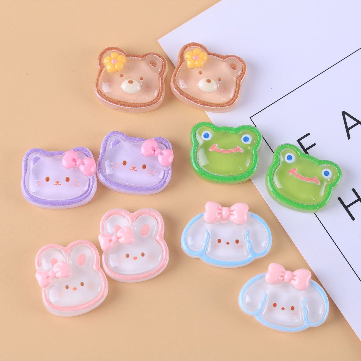 Mini Transparent Animal Charms