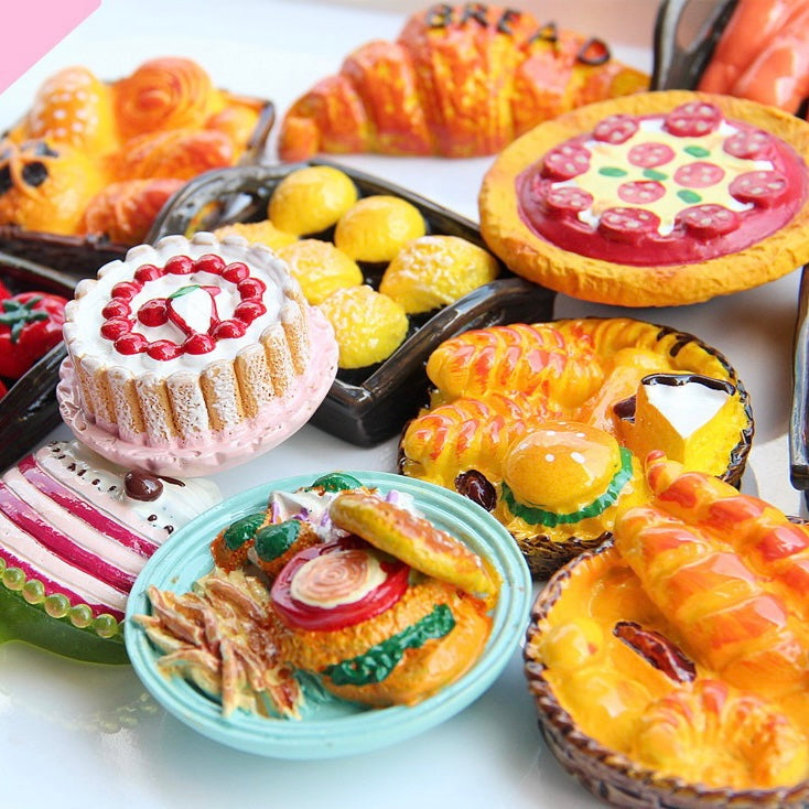 Large Food Cake Pizza Bread Charms