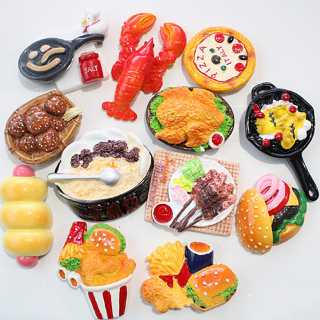 Large Food Lobster Fries Hamburger Charms