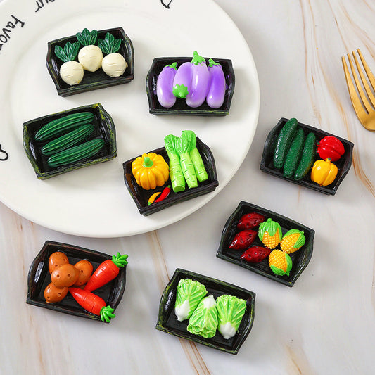 Large Food Vegetable Plate Charms