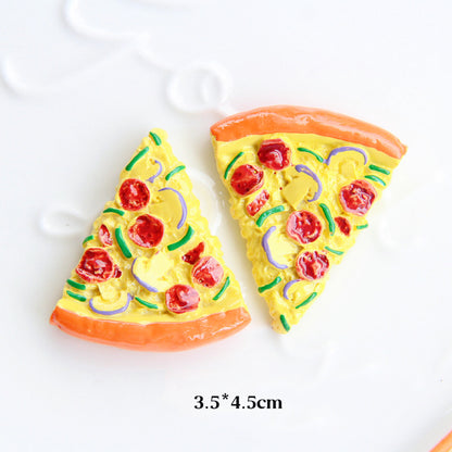 Large Bakery Milk Pizza Charms