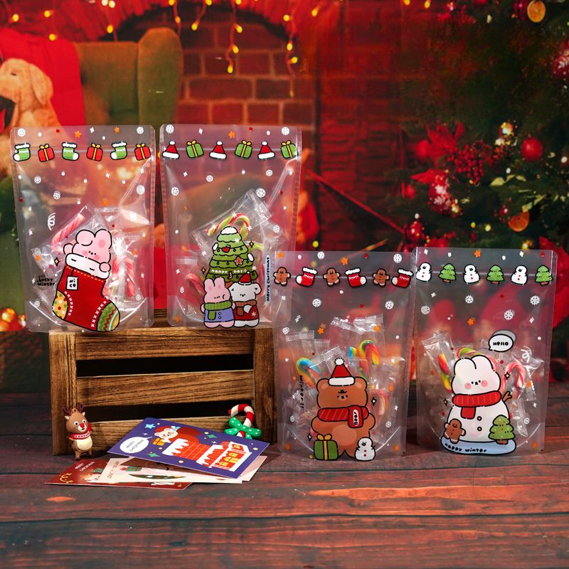 Large Christmas Cartoon Packaging Bag