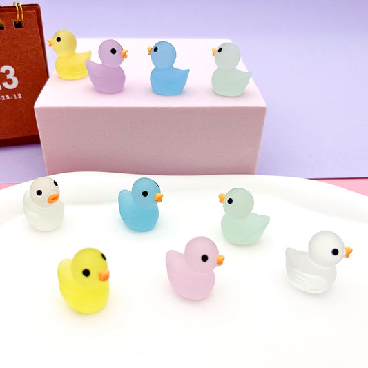 Luminous Frosted Duck Charms