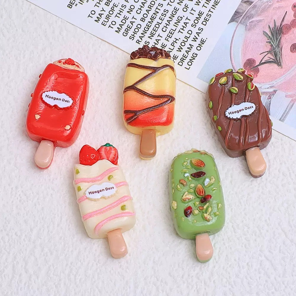 Fruit Nuts Popsicle Charm