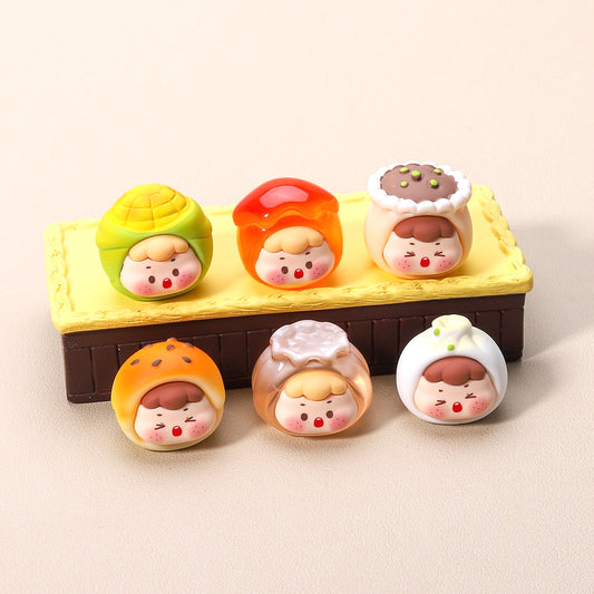 3D Cartoon Dim Sum Toy Figurine