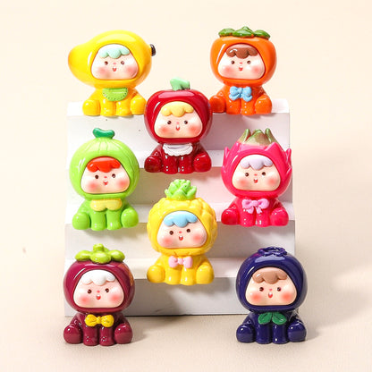 3D Cartoon Fruit Toy Figurine