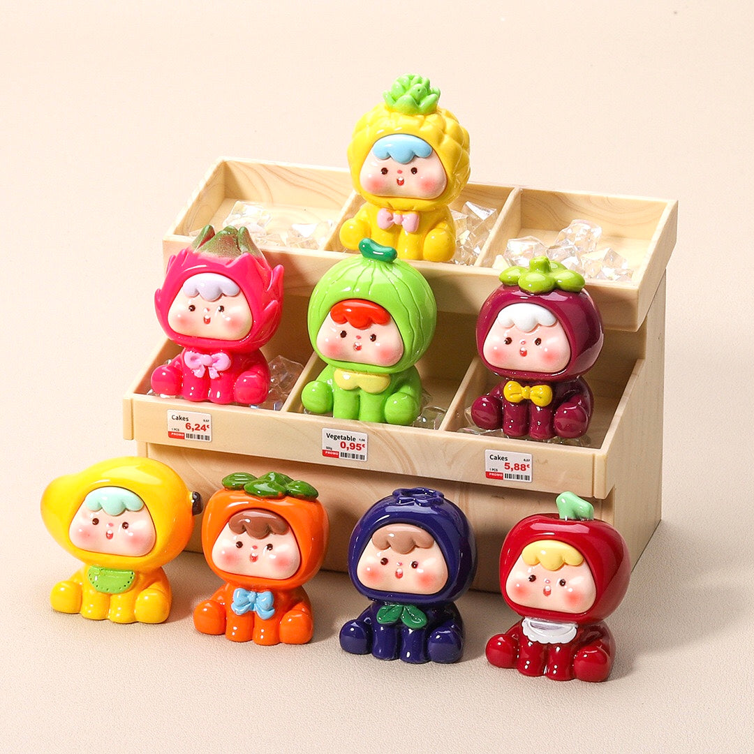 3D Cartoon Fruit Toy Figurine