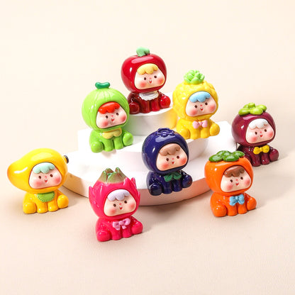 3D Cartoon Fruit Toy Figurine