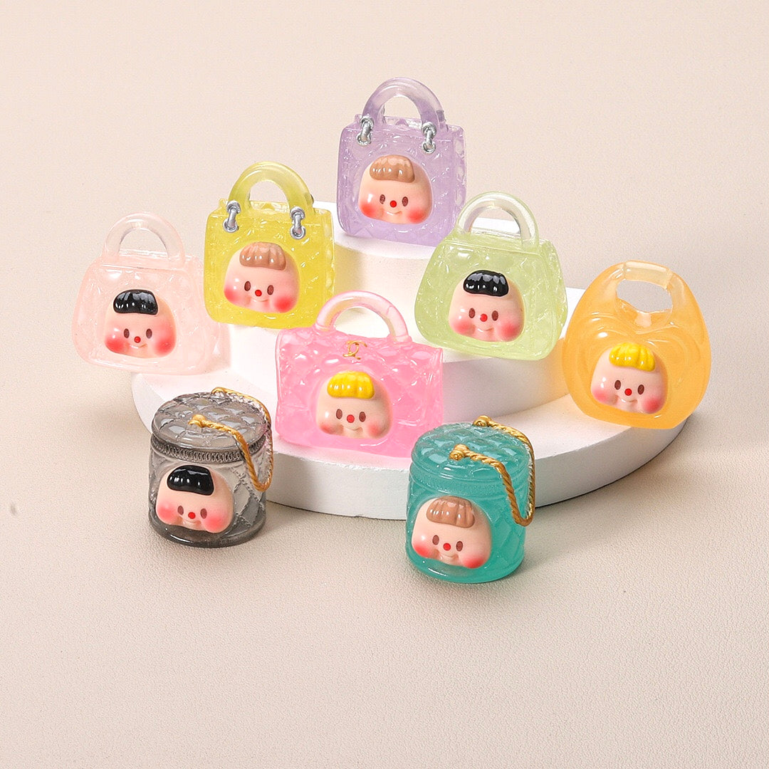 3D Luminous Cartoon Bag Toy Figurine