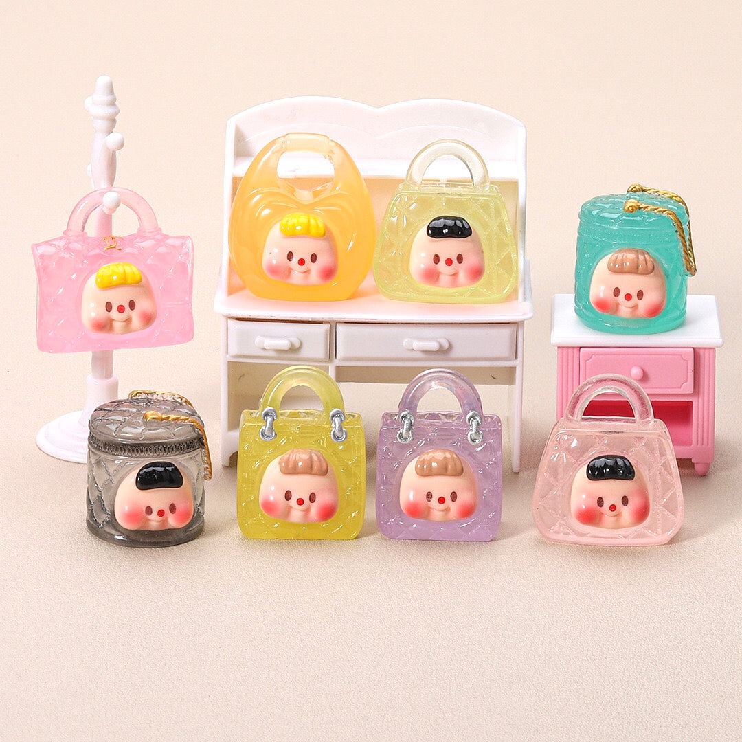 3D Luminous Cartoon Bag Toy Figurine