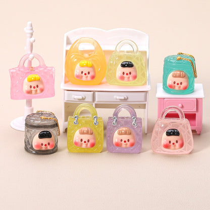 3D Luminous Cartoon Bag Toy Figurine