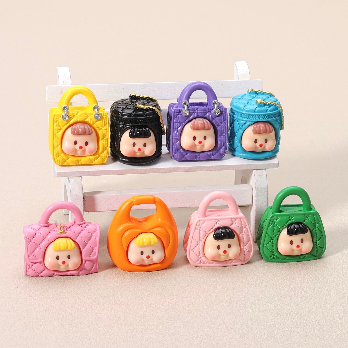 3D Cartoon Bag Toy Figurine