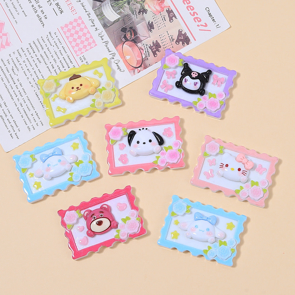 Sanrio Flowers Stamp Charms