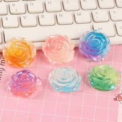 Luminous Gradient Rose Charms