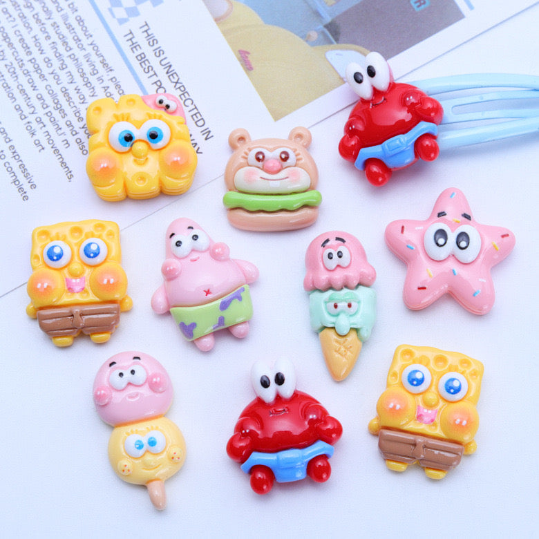 Sponge Bob Charms