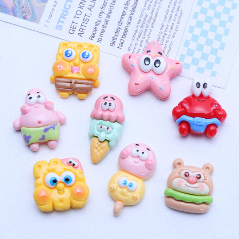 Sponge Bob Charms