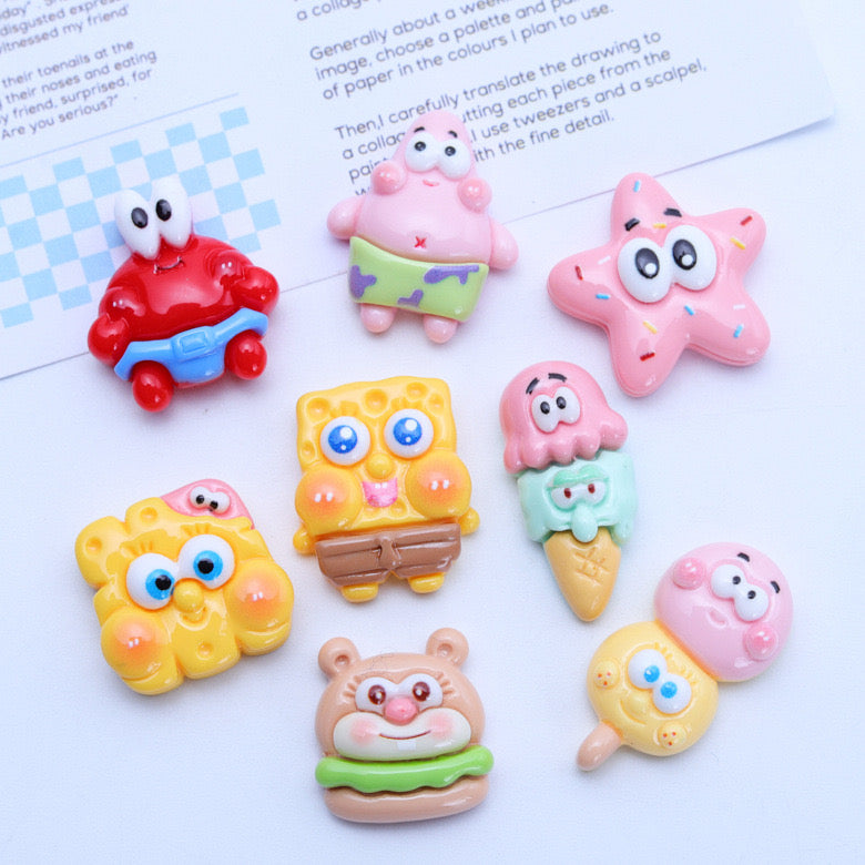 Sponge Bob Charms