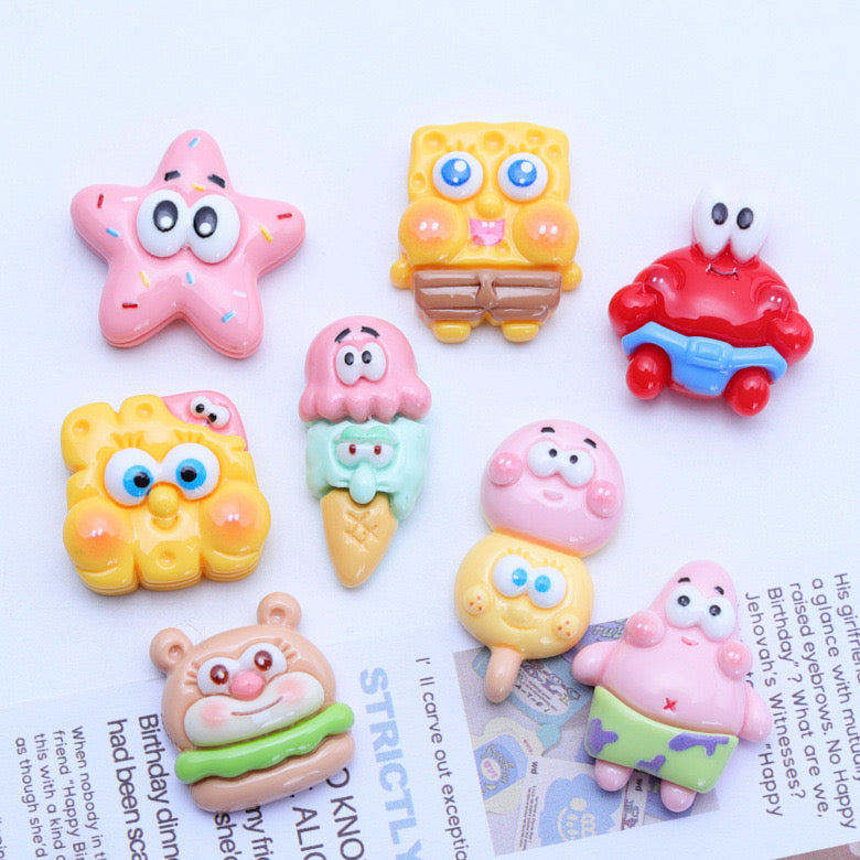 Sponge Bob Charms