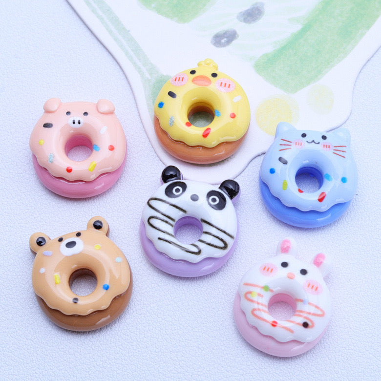 Encantos de donuts de animales 