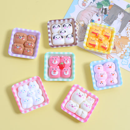 Cute Cartoon Bread Charms