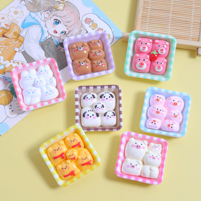 Cute Cartoon Bread Charms