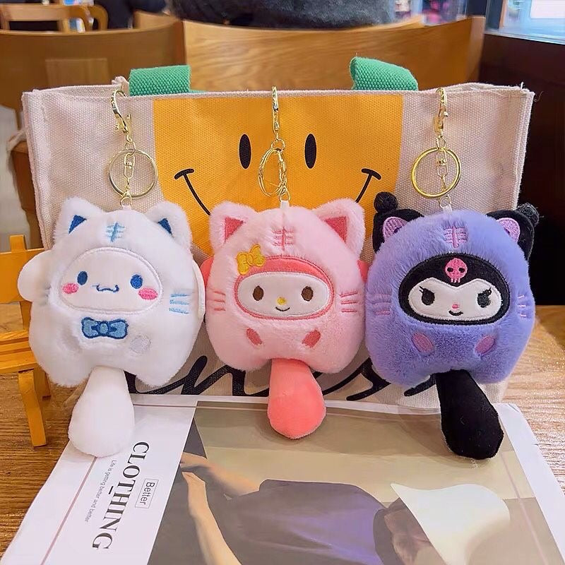 CARTOON PLUSH KEYCHAIN