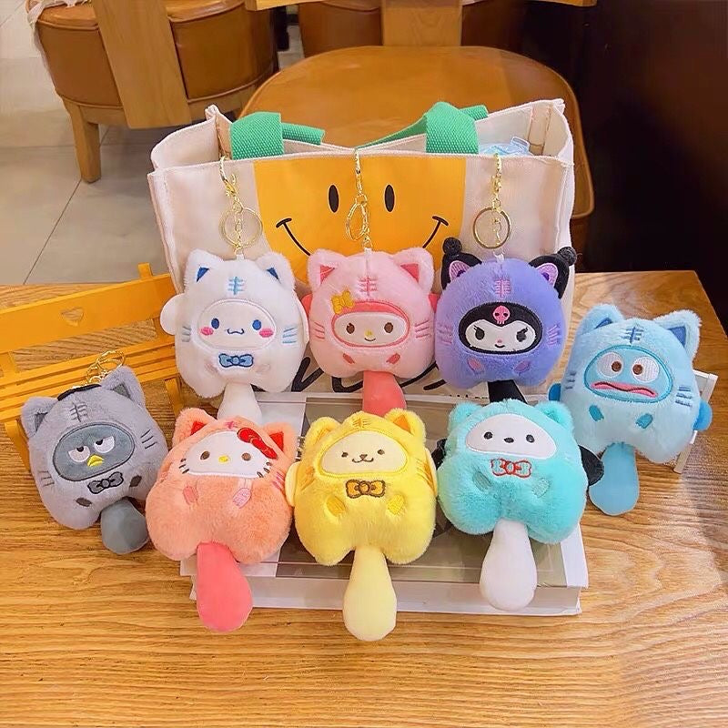 CARTOON PLUSH KEYCHAIN