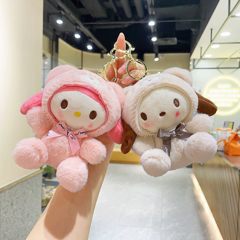 SANRIO PLUSH KEYCHAIN