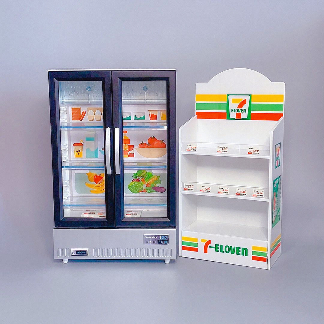 7-Eleven Supermarket Racks & Fridge