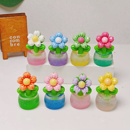 Luminous Glitter Bonsai Flower Charm