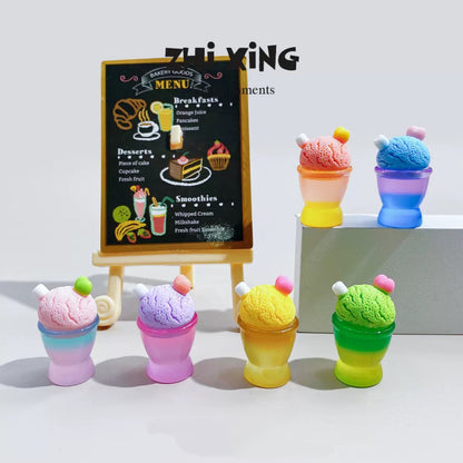 Luminous Ice Cream Cup Charm