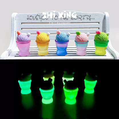 Luminous Ice Cream Cup Charm
