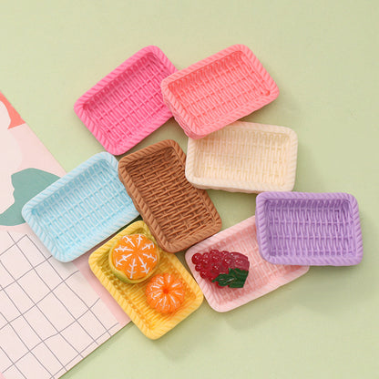 Mini Food Knit Baskets