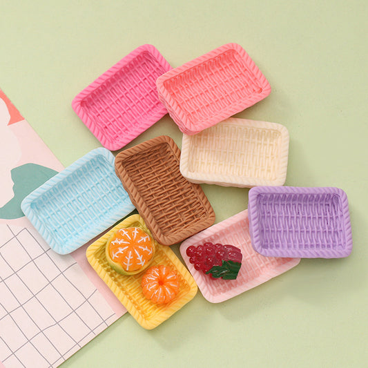 Mini Food Knit Baskets