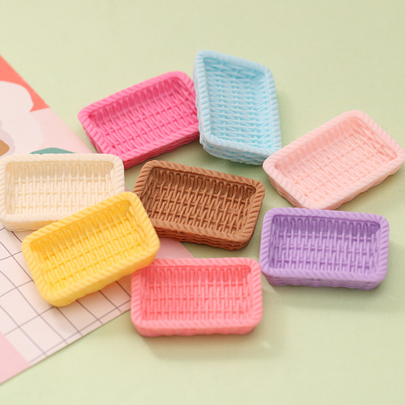 Mini Food Knit Baskets