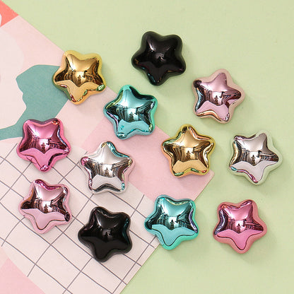 Metallic Star&Heart Charms