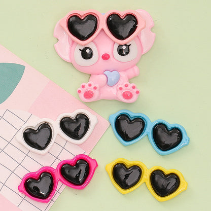 Mini Heart Sunglasses Charms