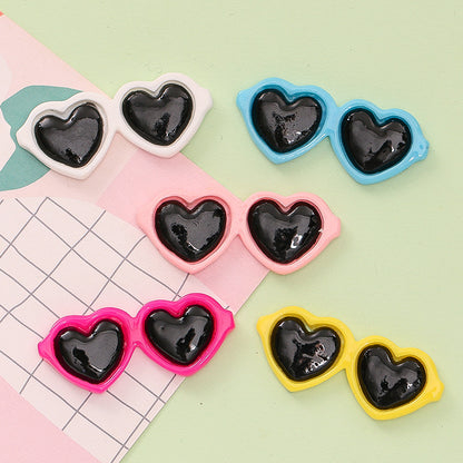 Mini Heart Sunglasses Charms