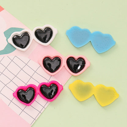 Mini Heart Sunglasses Charms