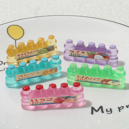 Fruit Juice Bottle Pack Charms