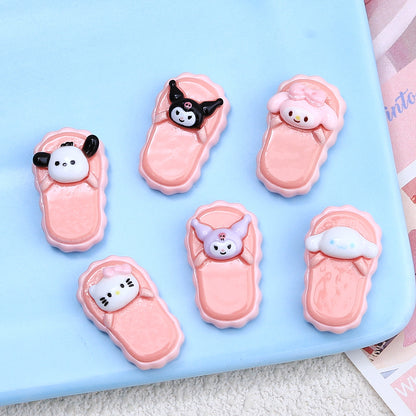 Pink Slipper Charms