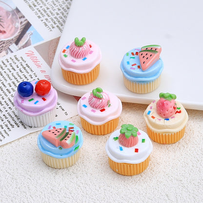 Fruit Colorful Cupcake Charms