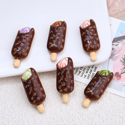 Chocolate Popsicle Charms