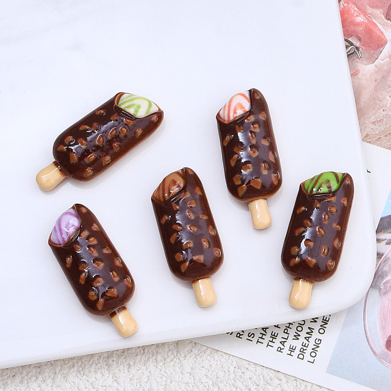 Chocolate Popsicle Charms