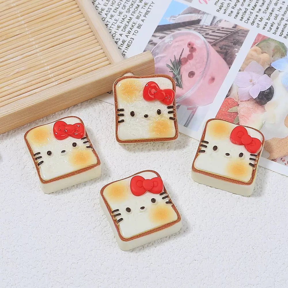 Hello Kitty Toast Charms